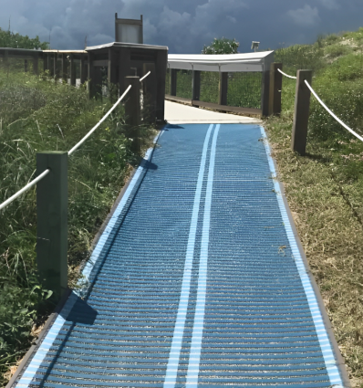 Tapis PMR plage en polyester