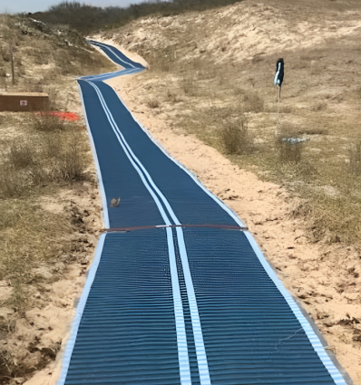 Tapis PMR plage en polyester