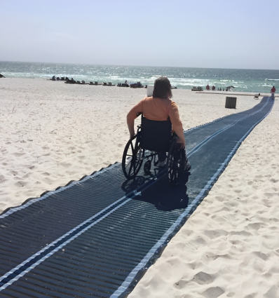 Tapis PMR plage en polyester