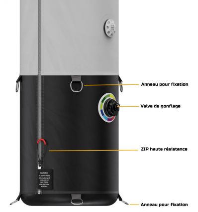 Tente publicitaire gonflable personnalisable
