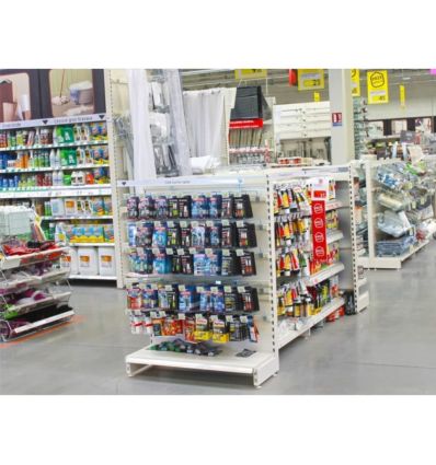 Tête de gondole magasin