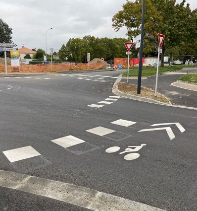 Thermocollé Cédez le Passage par Lot de 10