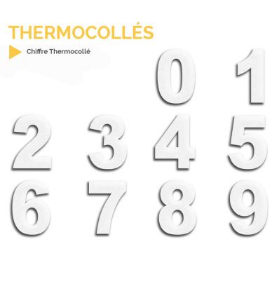 Thermocollé Chiffres (de 0 à 9)