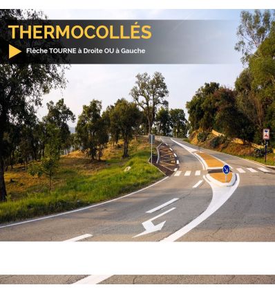 Thermocollé Flèche Tourner à Gauche/Droite