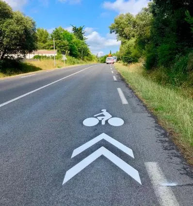 Symbole Thermocollé Homme à Vélo