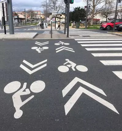 Symbole Thermocollé Homme à Vélo