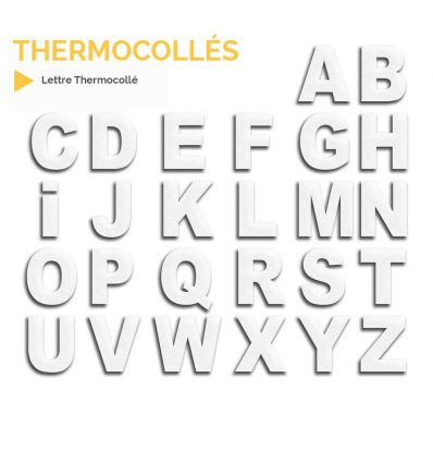 Thermocollé Lettres (de A à Z)