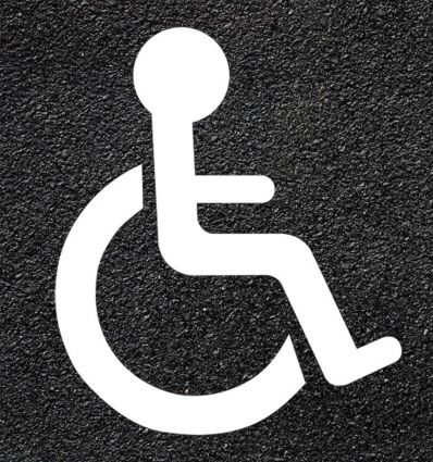 Thermocollé Logo Handicapé