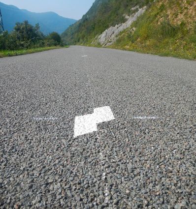 Thermocollé Route étroite