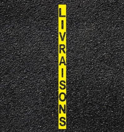 Thermocollé Sigle Livraison