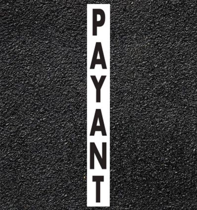 Thermocollé sigle "PAYANT"