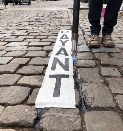 Thermocollé sigle "PAYANT"