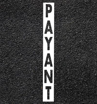 Thermocollé sigle "PAYANT"