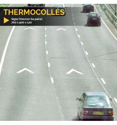 Thermocollés chevrons