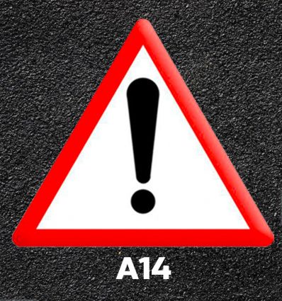 Thermocollés Panneaux routiers de type A et AB