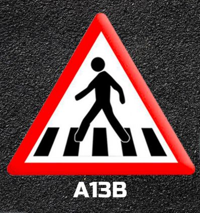 Thermocollés Panneaux routiers de type A et AB