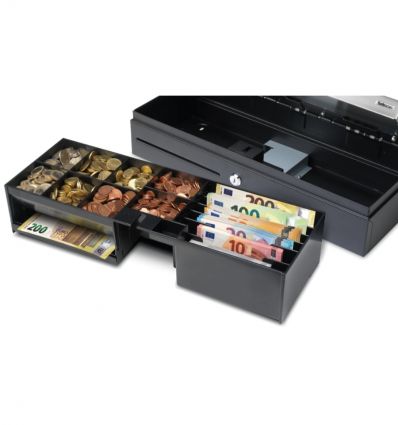Tiroir caisse Flip-Top Safescan SD-4617S - 46 x 17 cm - Ouverture verticale
