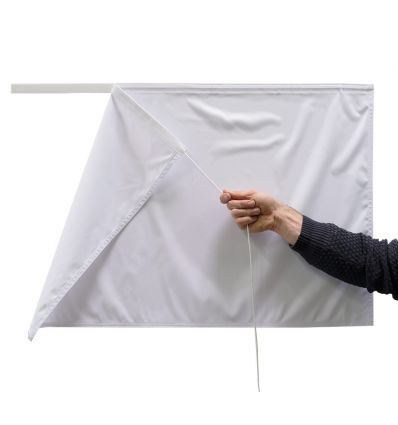 Tissu d'inauguration pour plaque