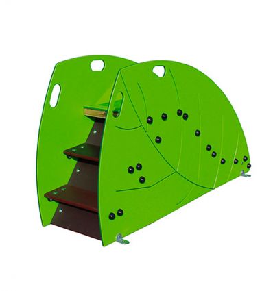 Toboggan Aire de jeux forme Feuille 1 à 6 ans