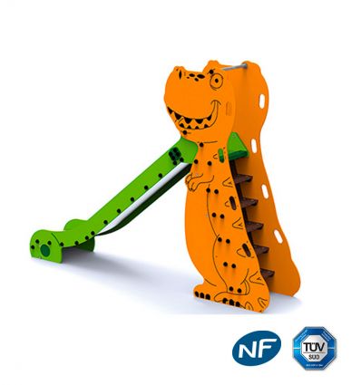 Toboggan collectivités Dinosaure 1 à 12 ans