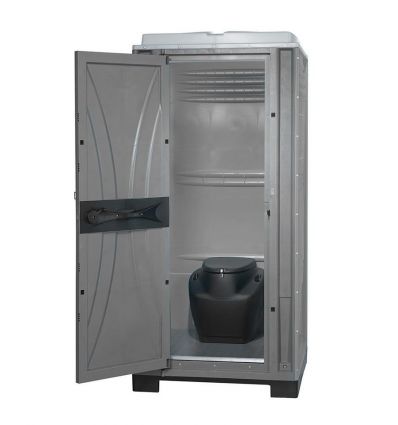 Toilette de chantier avec bac amovible