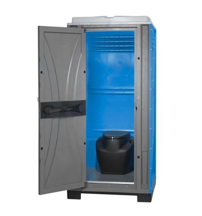 Toilette de chantier avec bac amovible