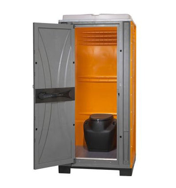 Toilette de chantier avec bac amovible
