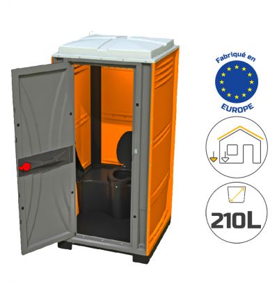 Toilette de chantier avec siège