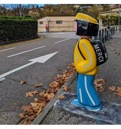 Totem école Arthur et Zoé signalisation