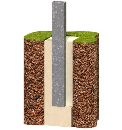 Totem Publicitaire Extérieur Monobloc Économique