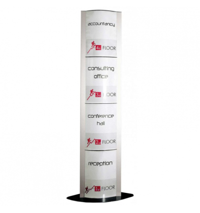 Totem signalétique pour affichage intérieur