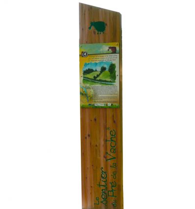 Totem Signalétique Bois