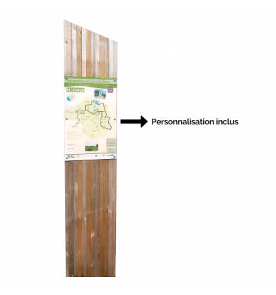 Totem Signalétique Bois