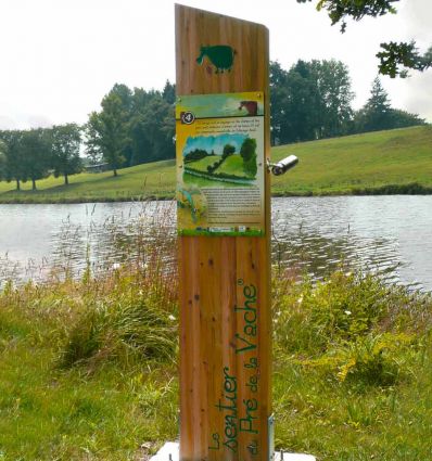 Totem Signalétique Bois