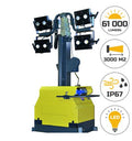 Tour d'éclairage chantier 61000 lumens