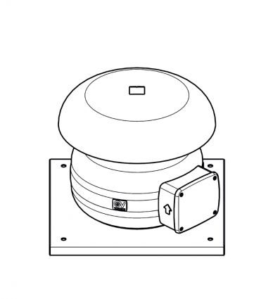 Tourelle d'Extraction Compacte Toiture