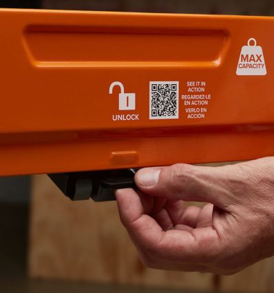 Tréteaux réglable charge 1224 kg
