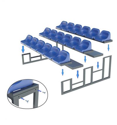 Tribune démontable