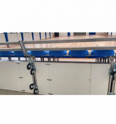 Tribune modulaire montée