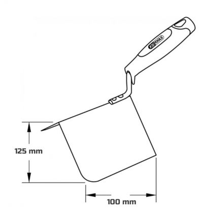 Truelle d'angle