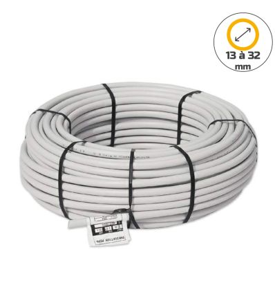 Tuyau PEBD Gris 100m