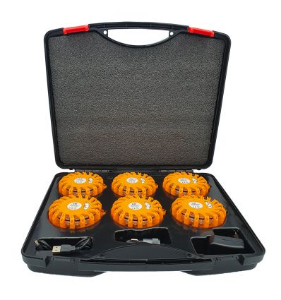 Valise de balises lumineuses LED