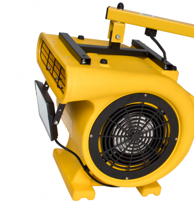 Ventilateur de quai avec éclairage