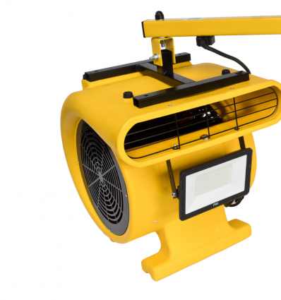 Ventilateur de quai avec éclairage