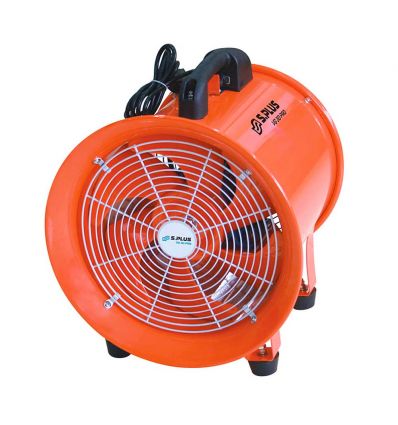 Ventilateur extracteur de chantier mobile gainable