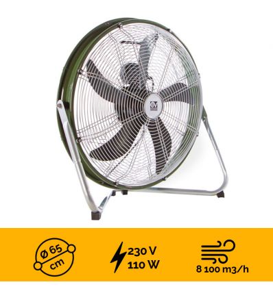 Ventilateur industriel gros débit économique
