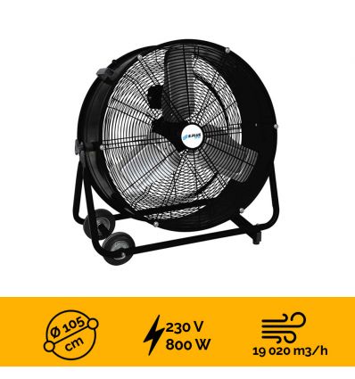 Ventilateur industriel gros débit sur roues Premium