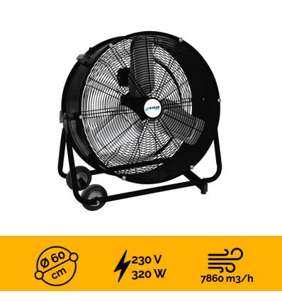Ventilateur industriel gros débit sur roues Premium