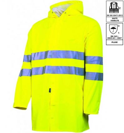 Veste de Pluie Haute Visibilité