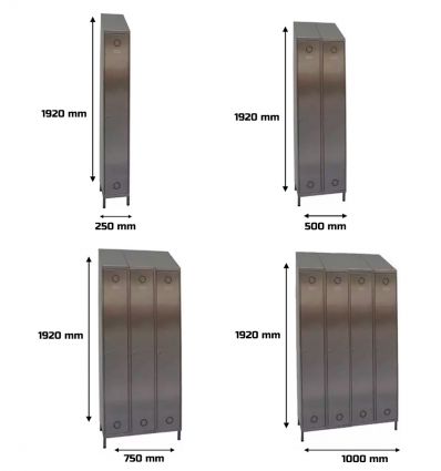 Vestiaire en Inox